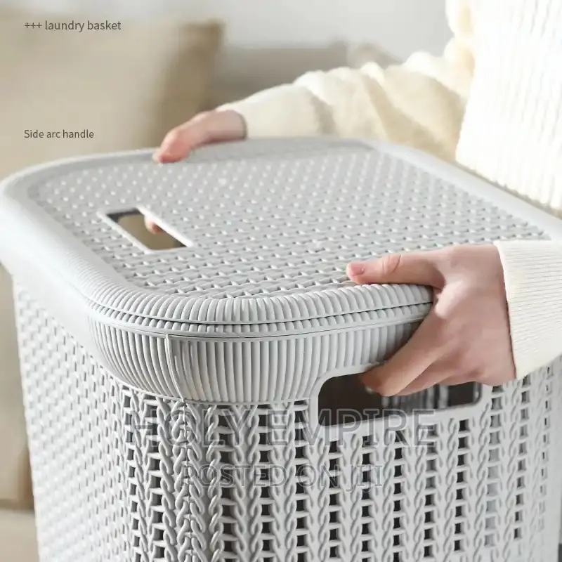 Plastic Laundry Basket Laundry Bucket Dirty Clothes