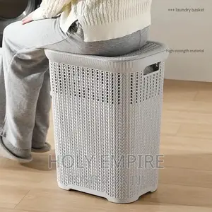 Plastic Laundry Basket Laundry Bucket Dirty Clothes