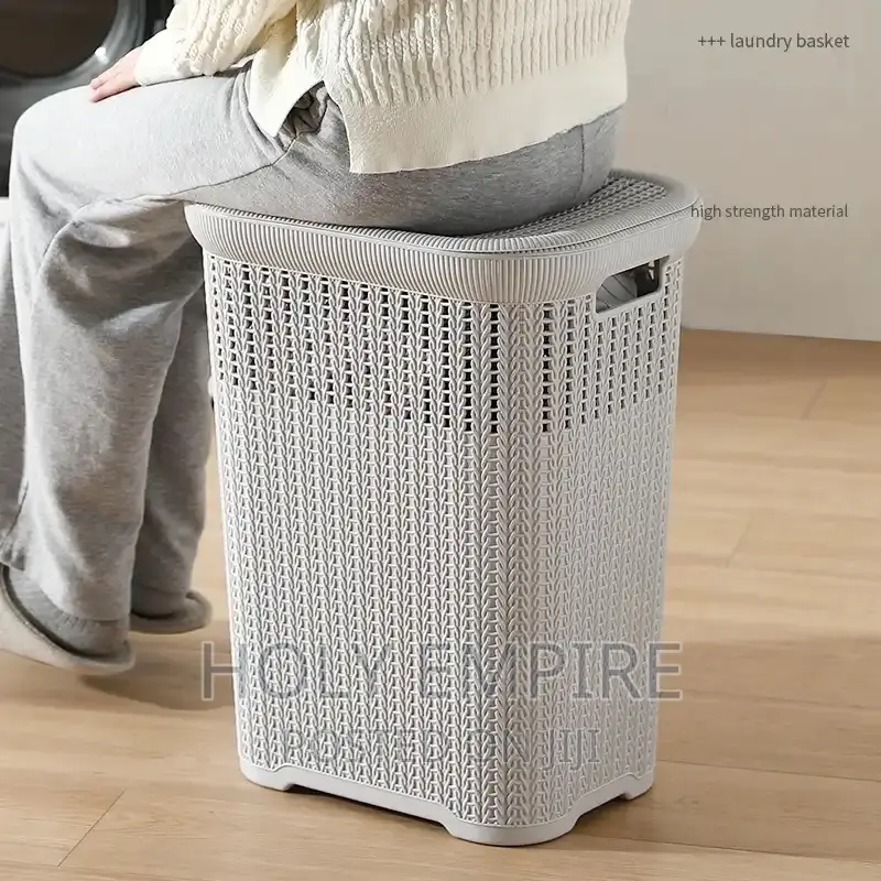 Plastic Laundry Basket Laundry Bucket Dirty Clothes