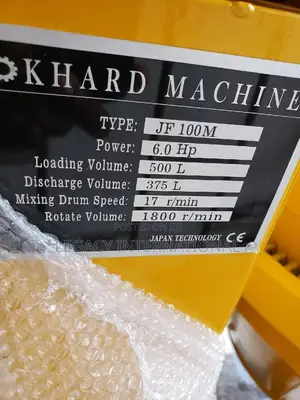 Concrete Mixer Diesel Engine 500l