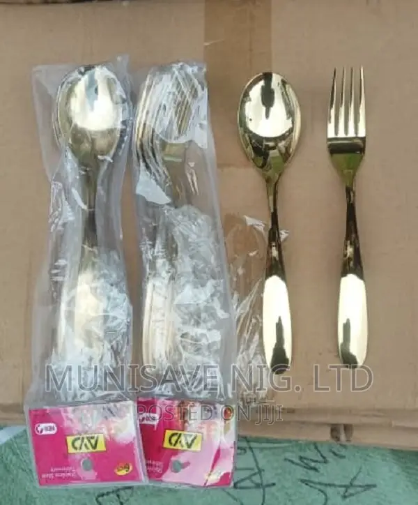 12 Piece Quality Spoon and Fork in Lagos Island (Eko) Kitchenware