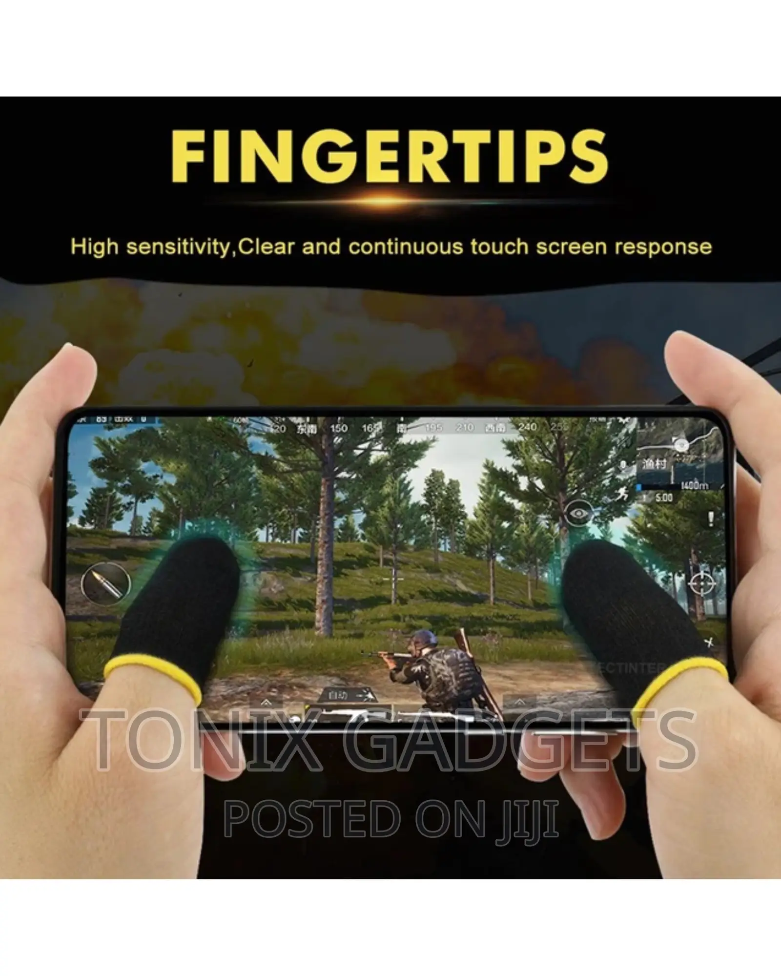 Mobile Gaming Thumb Sleeves - Wasp Feelers