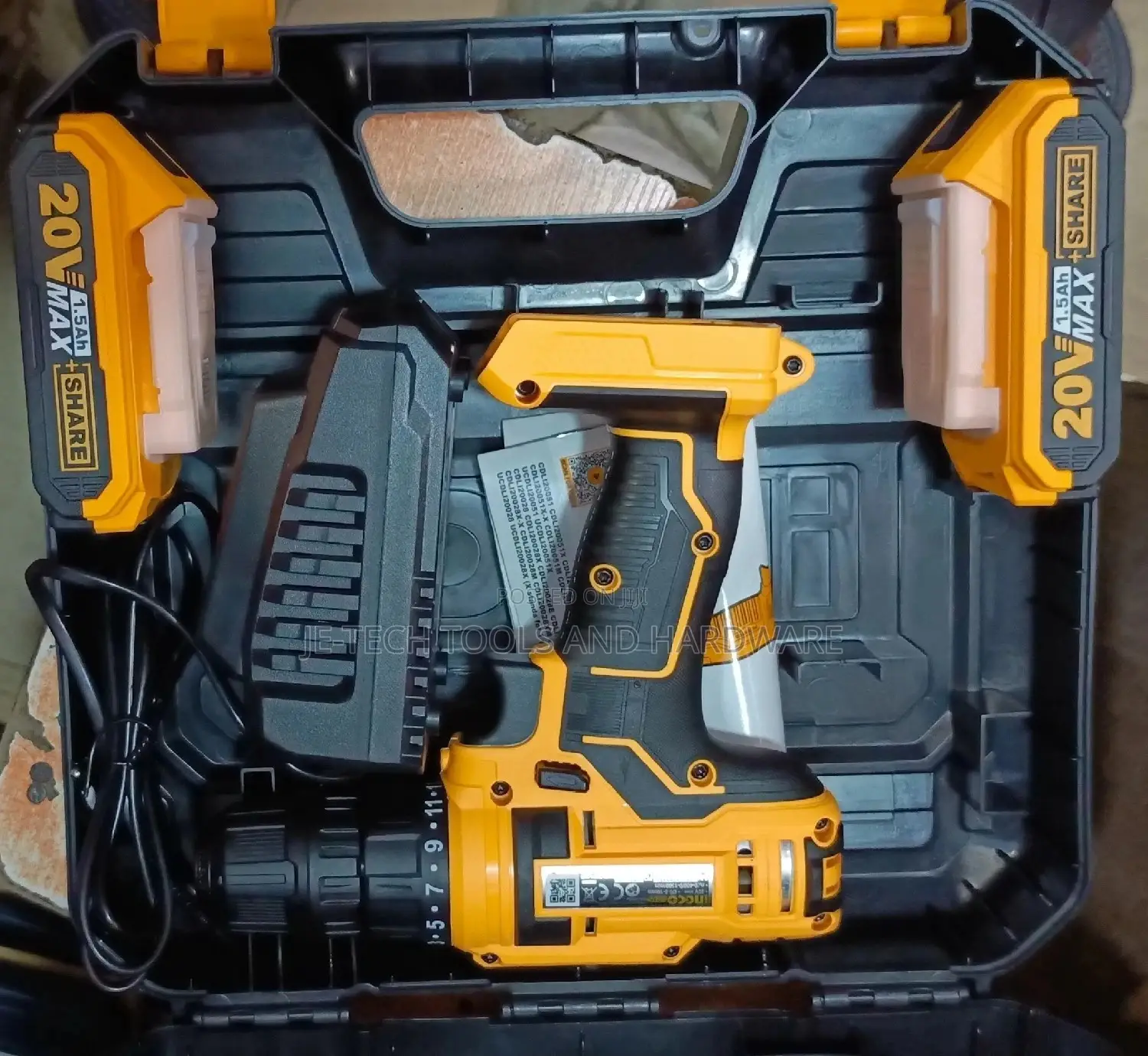 20v Ingco Lithium-Ion Cordless Drill