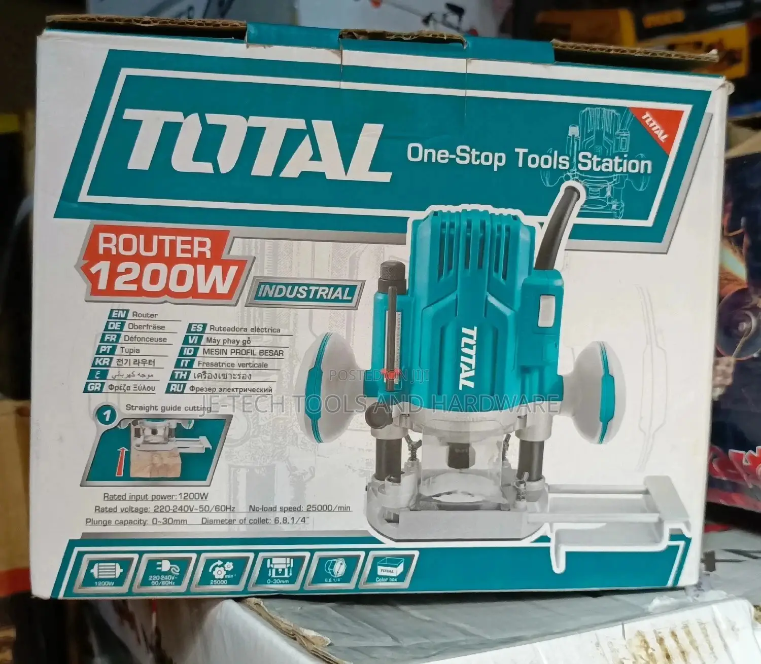 Total Electric Router - 1200watts