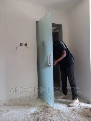 Toilet Glass Door-frosted