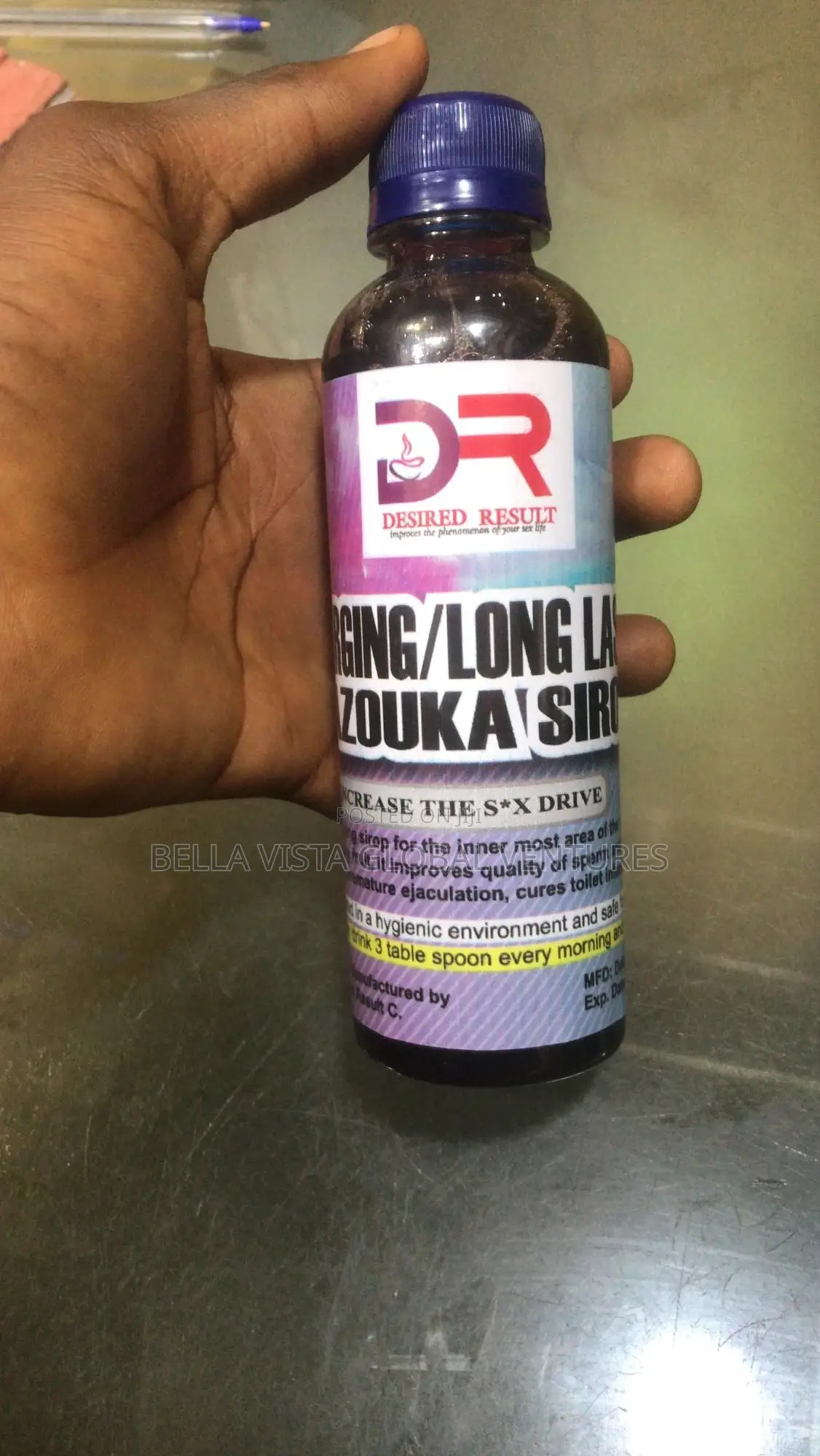 Desired Result Dick Enlargement Longlasting Bazouka Syrup