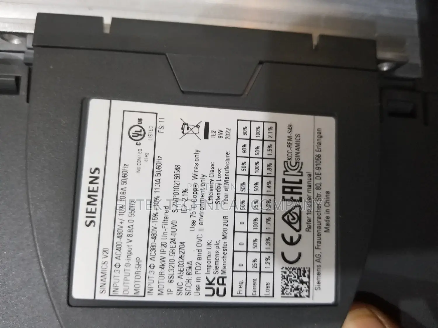 Siemens 4kw Inverter 3ph