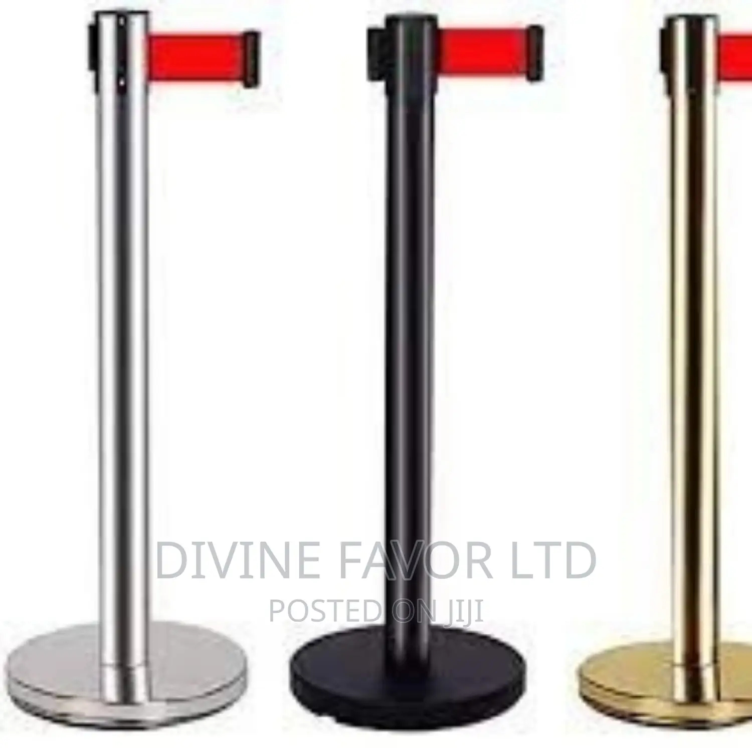 Inbuilt Belt Crowd Control Stanchion