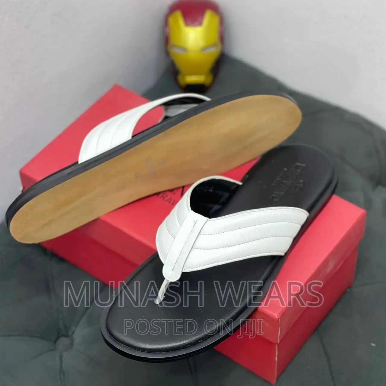 Valentino Leather Slippers