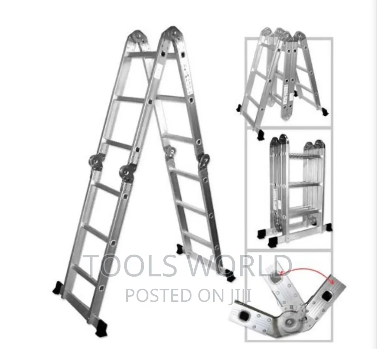Multipurpose Multiple Position 12 Step Folding Ladder
