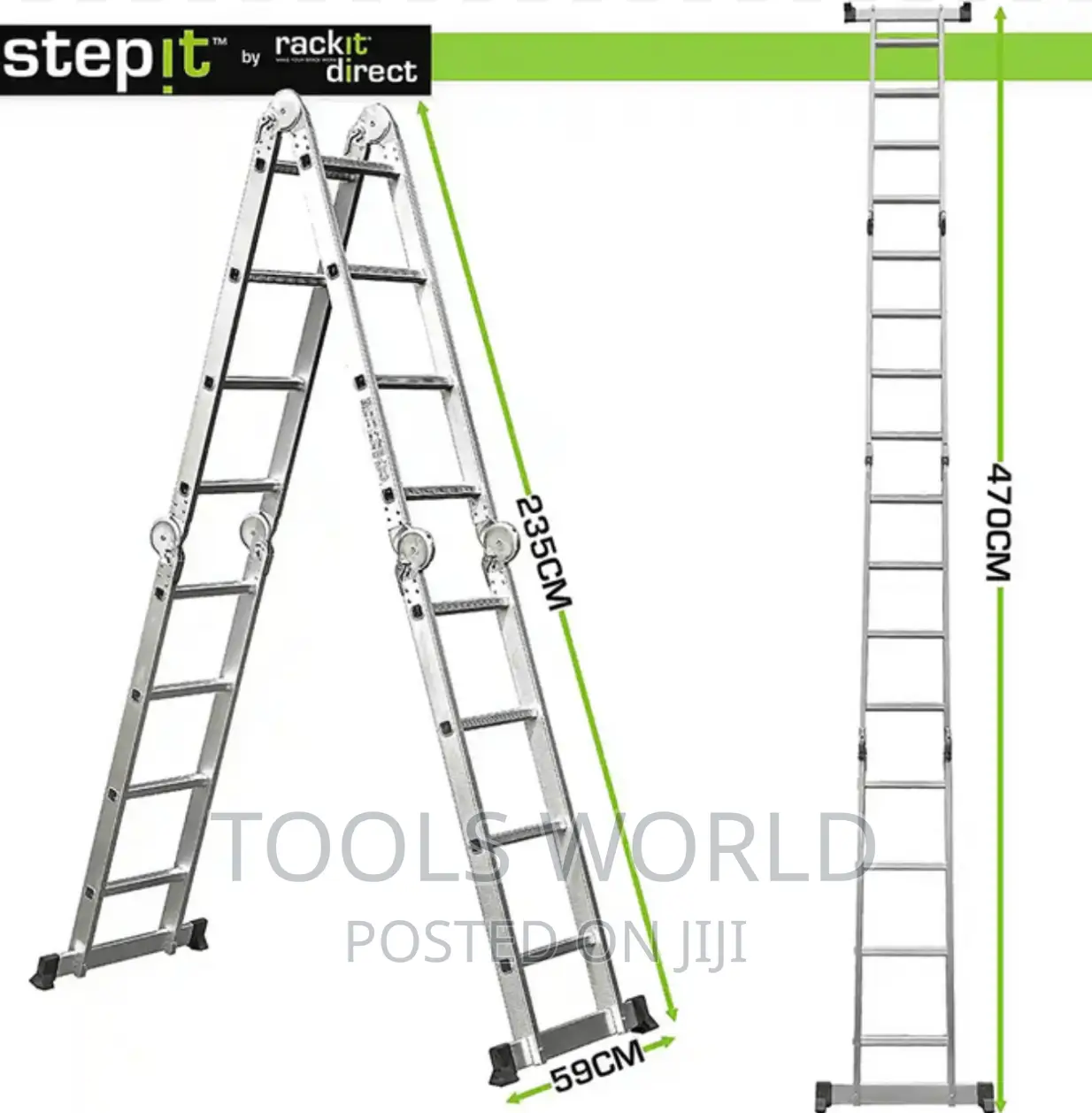 Multi-Function Light Weight Aluminium Construction Ladder