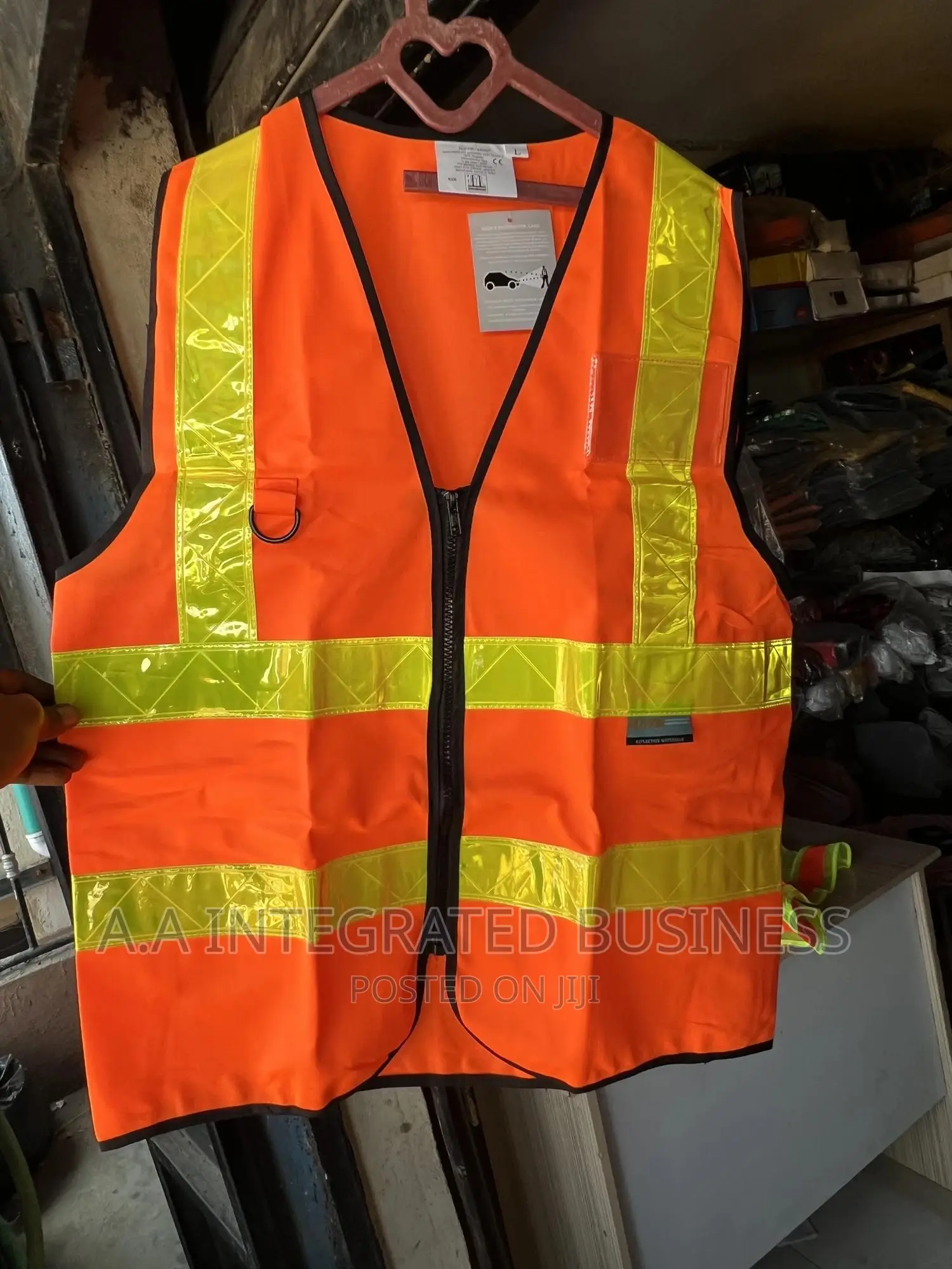 Reflective Jacket With Zip Quality