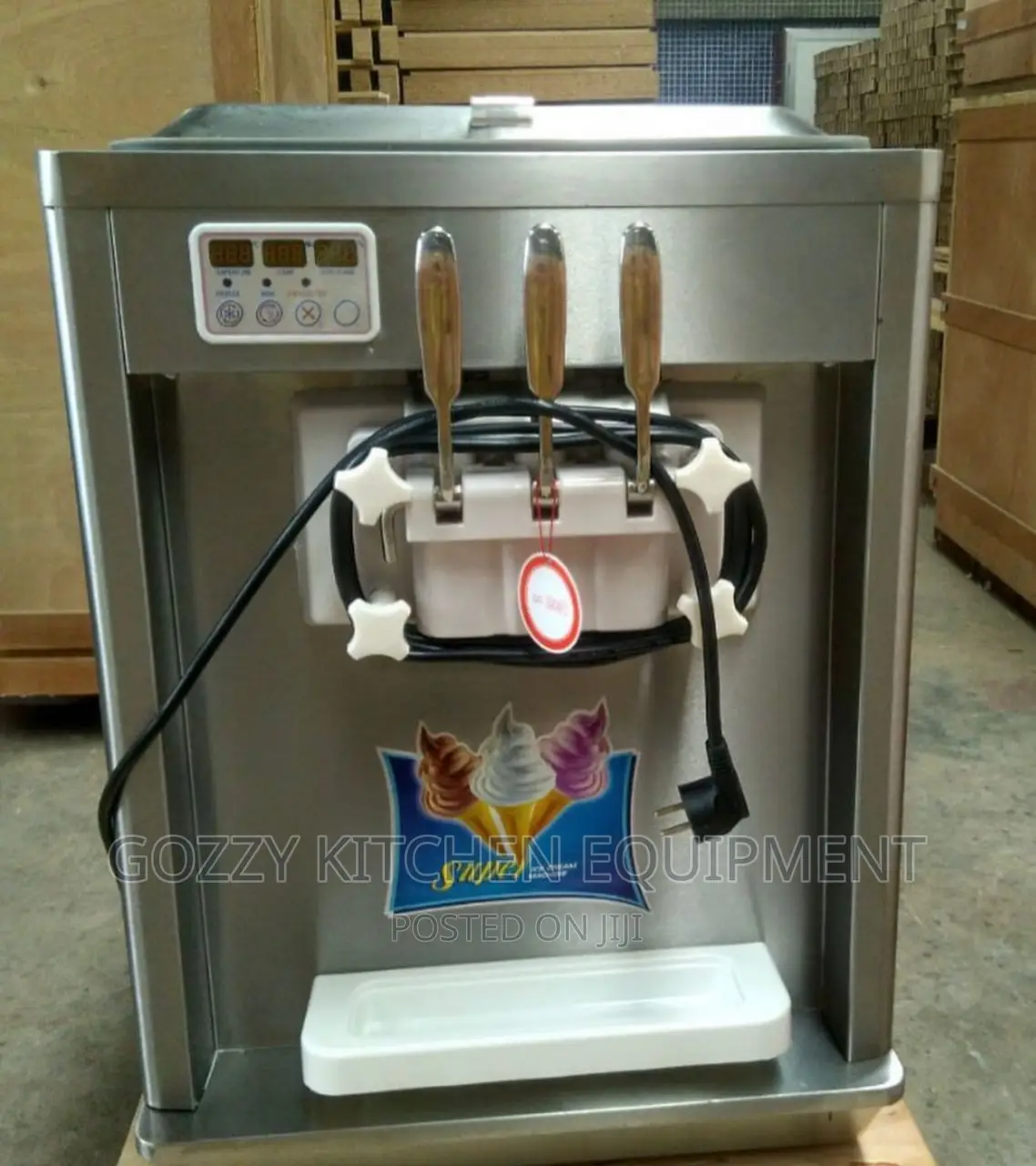 Table Top Ice Cream Machine (Stainless Body)