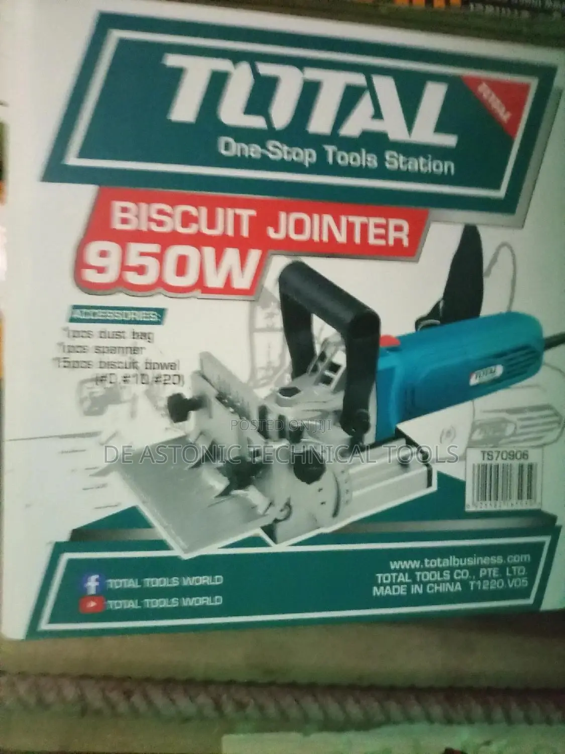 950w TOTAL Busicuit Jointer