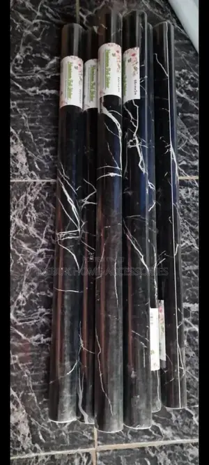 Black Self Adhesive Marble Wallpapers/Stickers