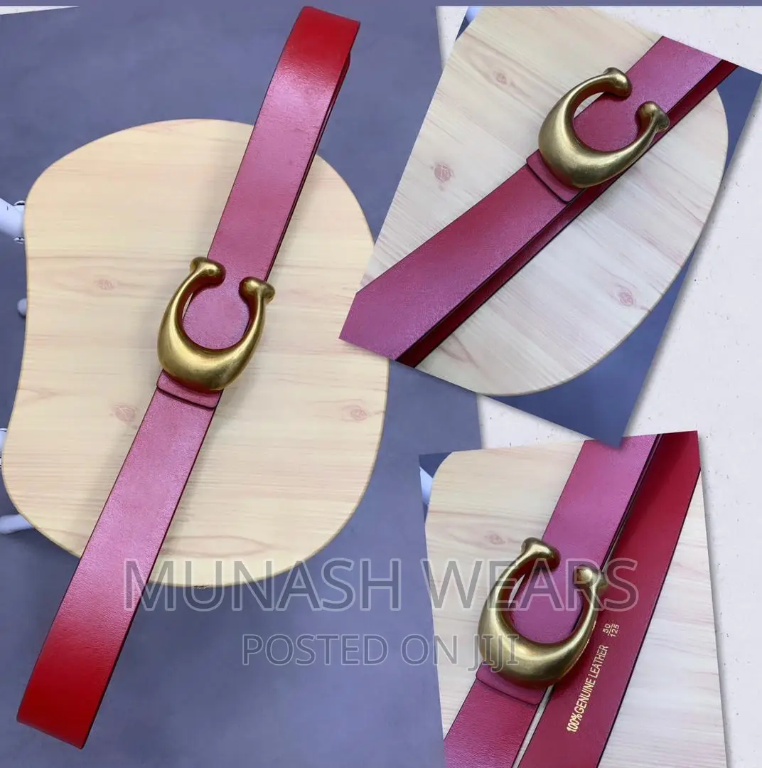 Original Coach Leather Belt
