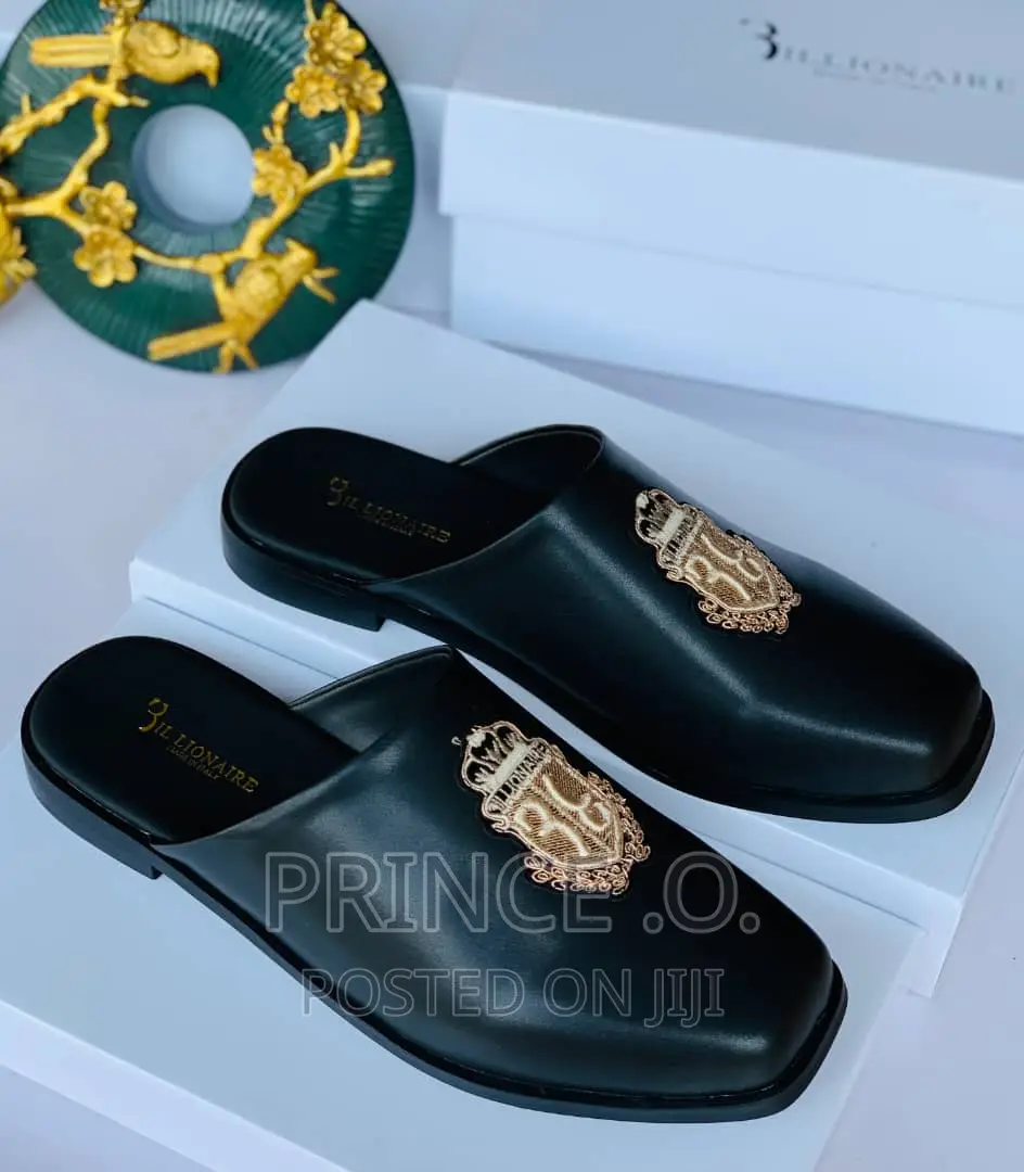Billionaire Leather Half Shoe