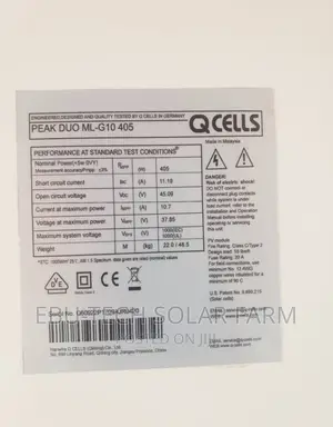 405watts 48v Black Mono Solar Panel