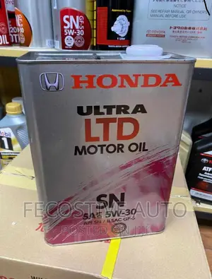 Honda Ultra LTD Motor Oil