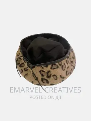 Leopard Skin Beret for Trendy Ladies