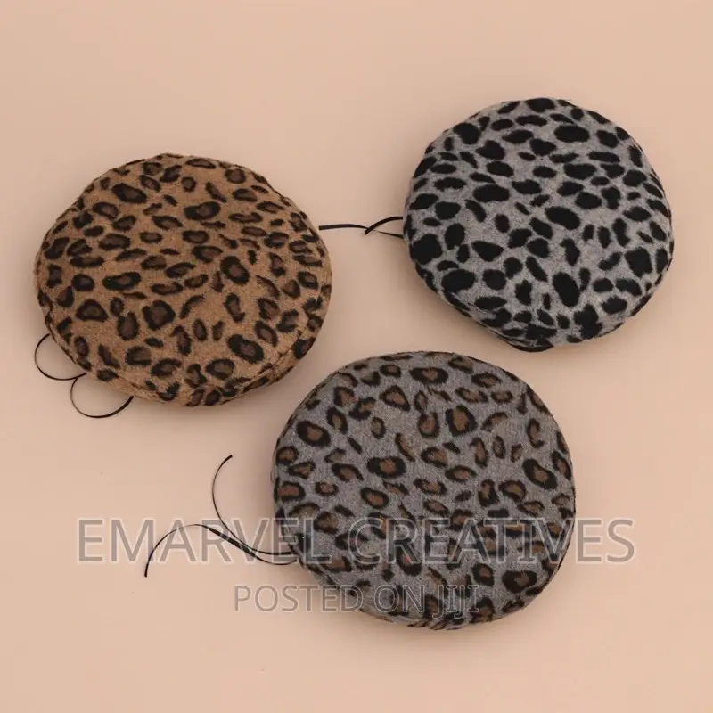 Leopard Skin Beret for Trendy Ladies