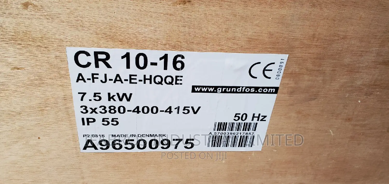 Grundfus Pump 10hp
