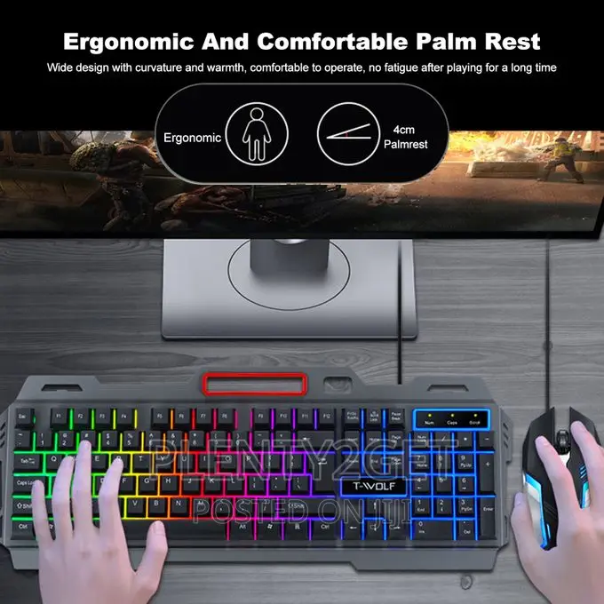 T-Wolf TF200 Mouse Keyboard Set