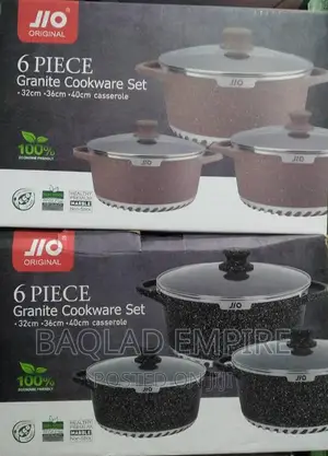 6pcs Big Size Jio Granite Cookware Set