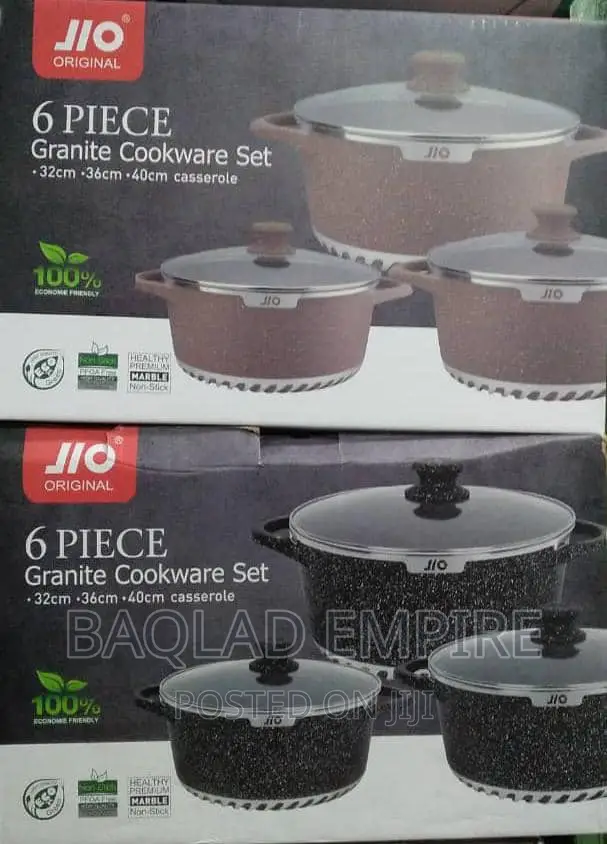 6pcs Big Size Jio Granite Cookware Set