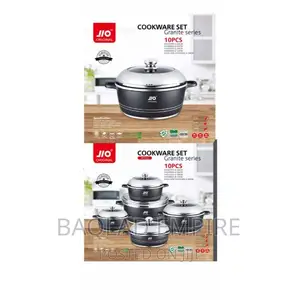 10pcs Half Glass Cover JIO Cookware Set/Pot