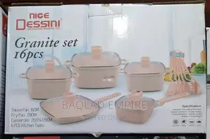 16pcs Nice Dessini 4 Corner Cookware Set/Pot