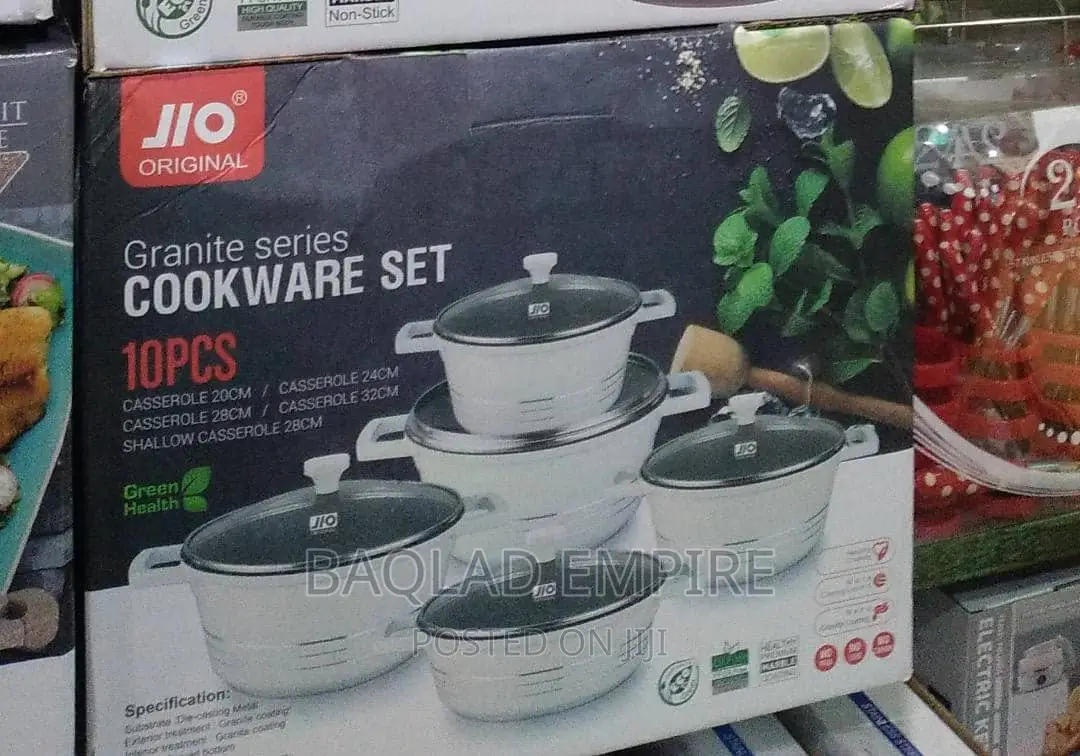 10pcs JIO Granite Cookware Set/Pot