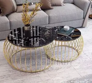 Quality Executive Contemporary Marble 2in1 Center Table