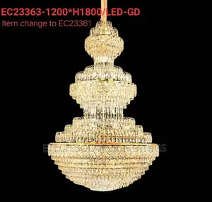 1,000 Mm 3 Steps Luxury Christal Chandelier Light