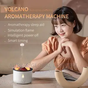 Volcanic Flame Aroma Diffuser Essential Oil USB Portable Air