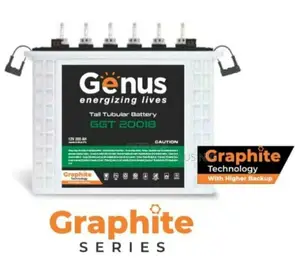 Genus 200ah/12v Graphite Tubular Battery