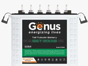 Genus 200ah/12v Graphite Tubular Battery