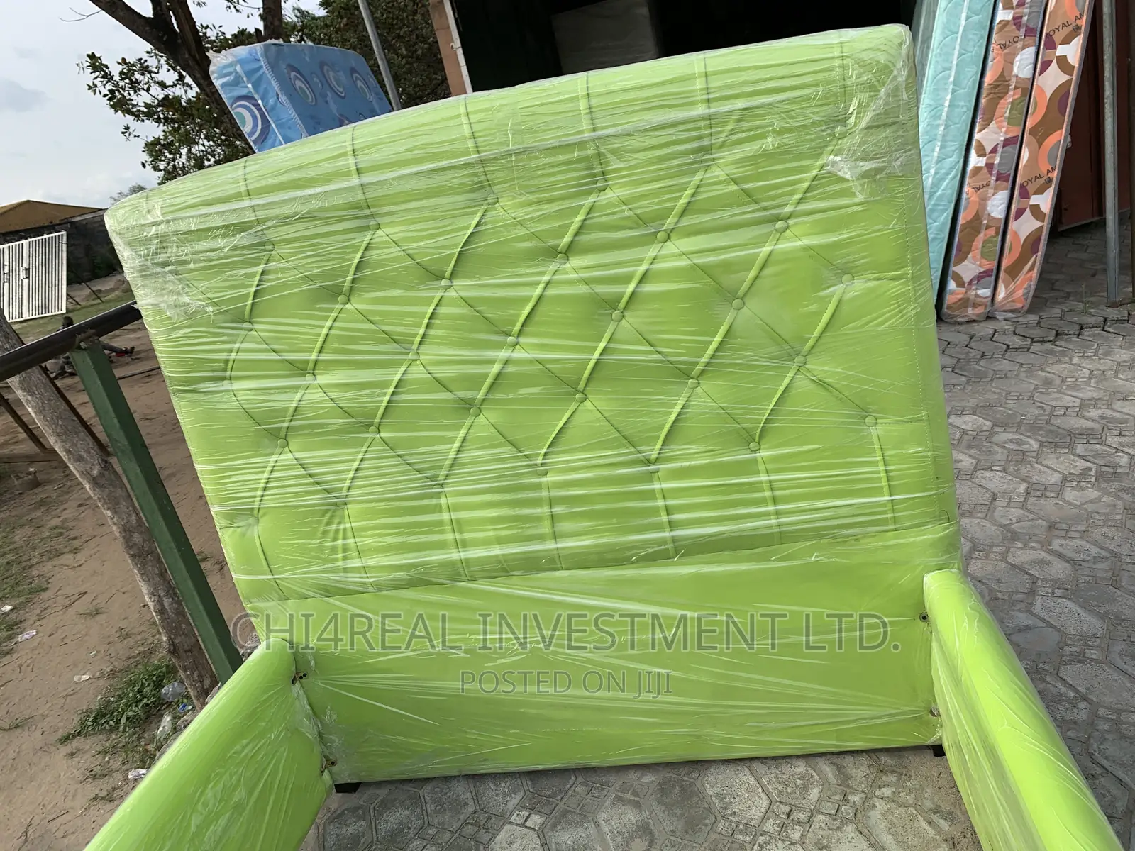 4.5 by 6 Solid and Quality Leather Bedframe