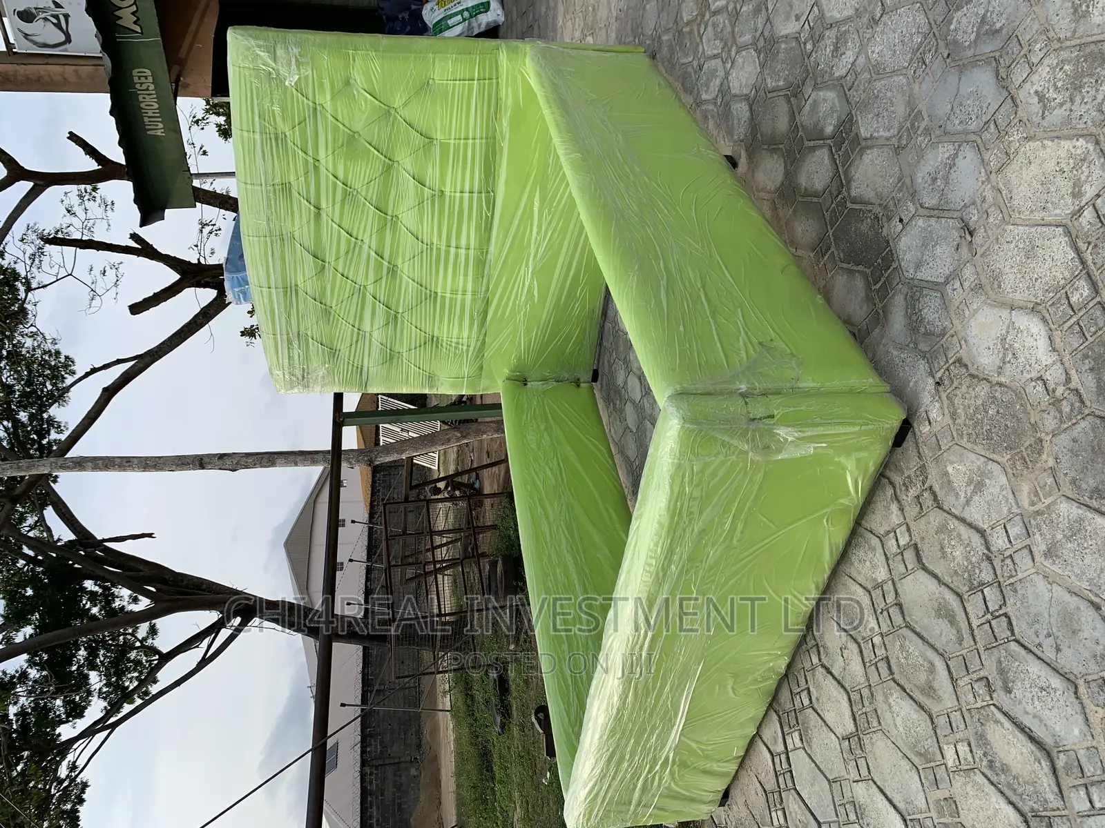 4.5 by 6 Solid and Quality Leather Bedframe