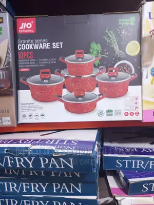JIO Granite Series Cookware 10pcs Set Granite Coating