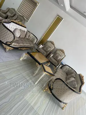New Modern Luxury Turkish Sofa Chairs With Table and Stools
