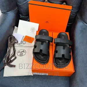 Original HERMES LEATHER Sandals Available in Store
