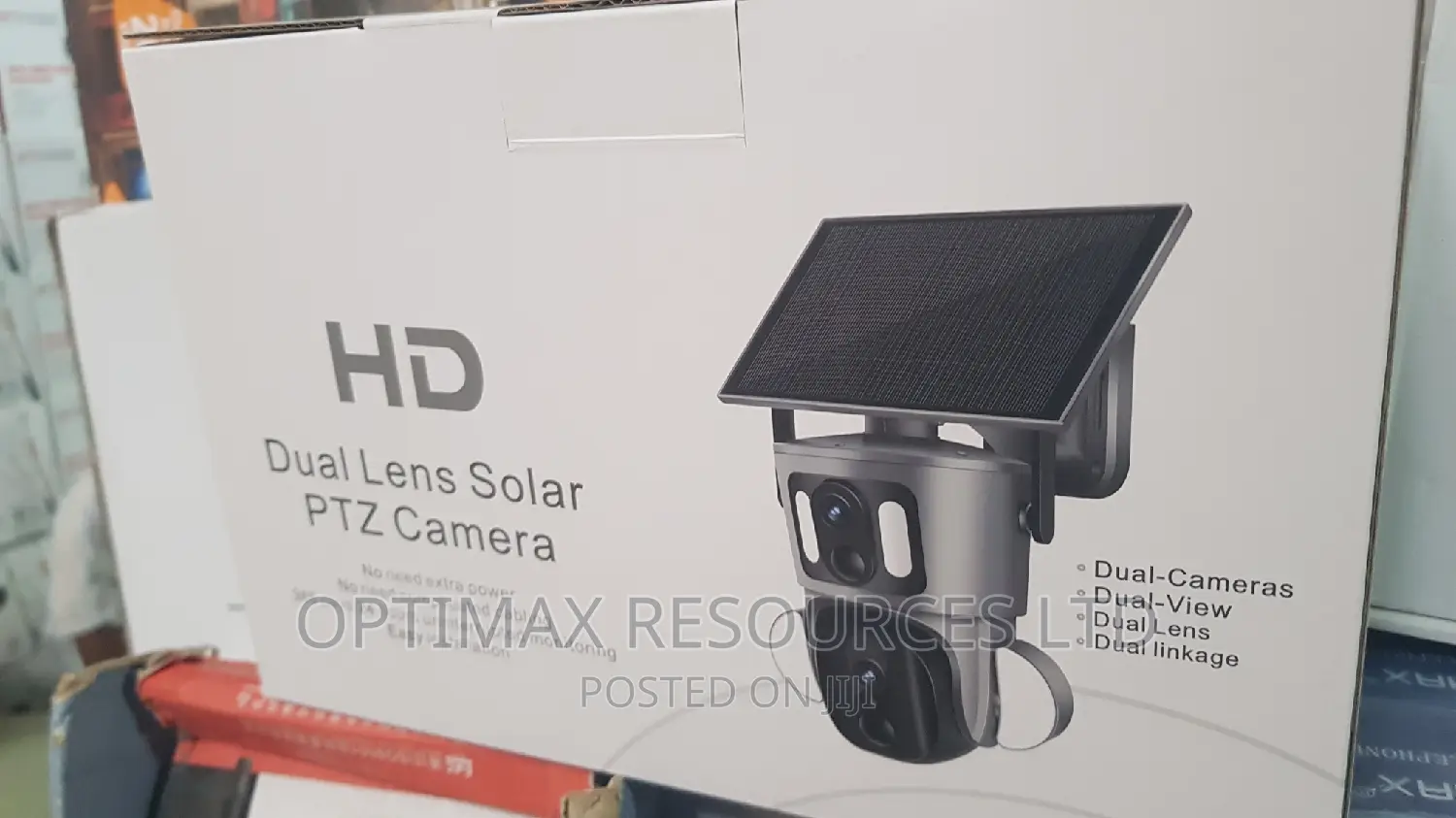 Dual Lens Solar PTZ 4g Ubox Camera