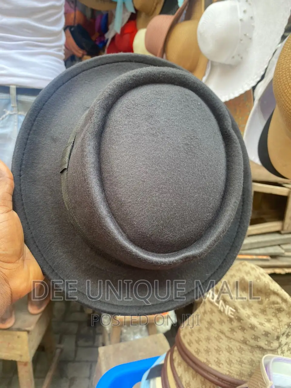 Fancy Hat With Short Brim