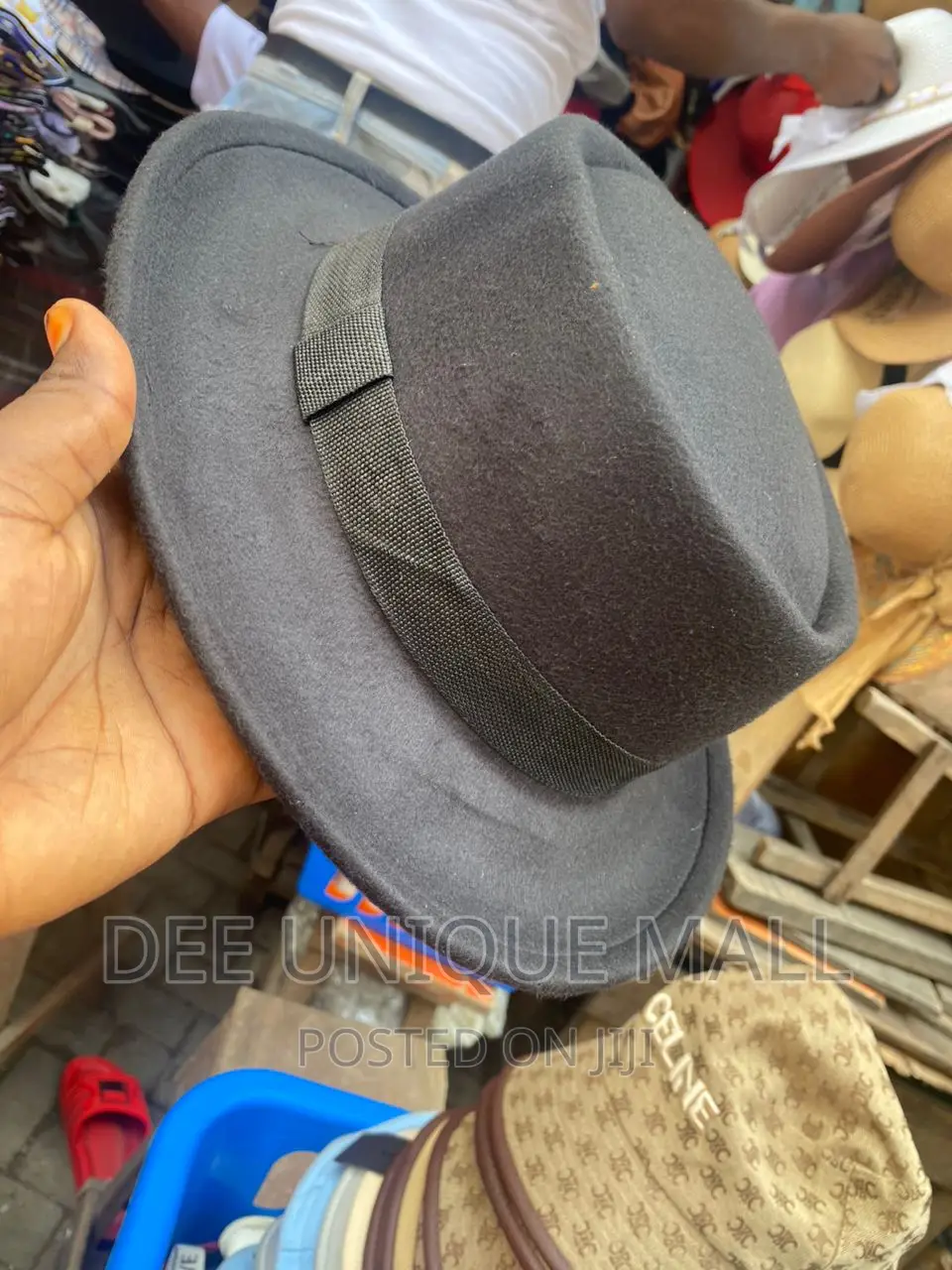 Fancy Hat With Short Brim