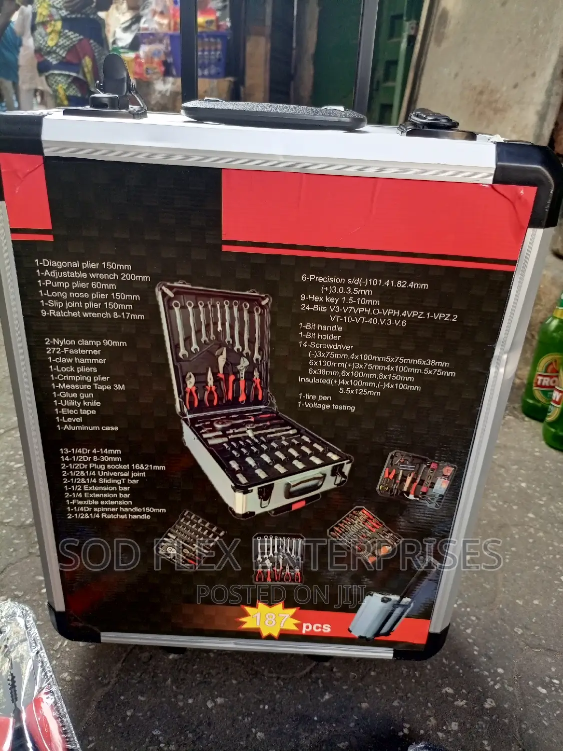 187 Pieces Professional Tool Box