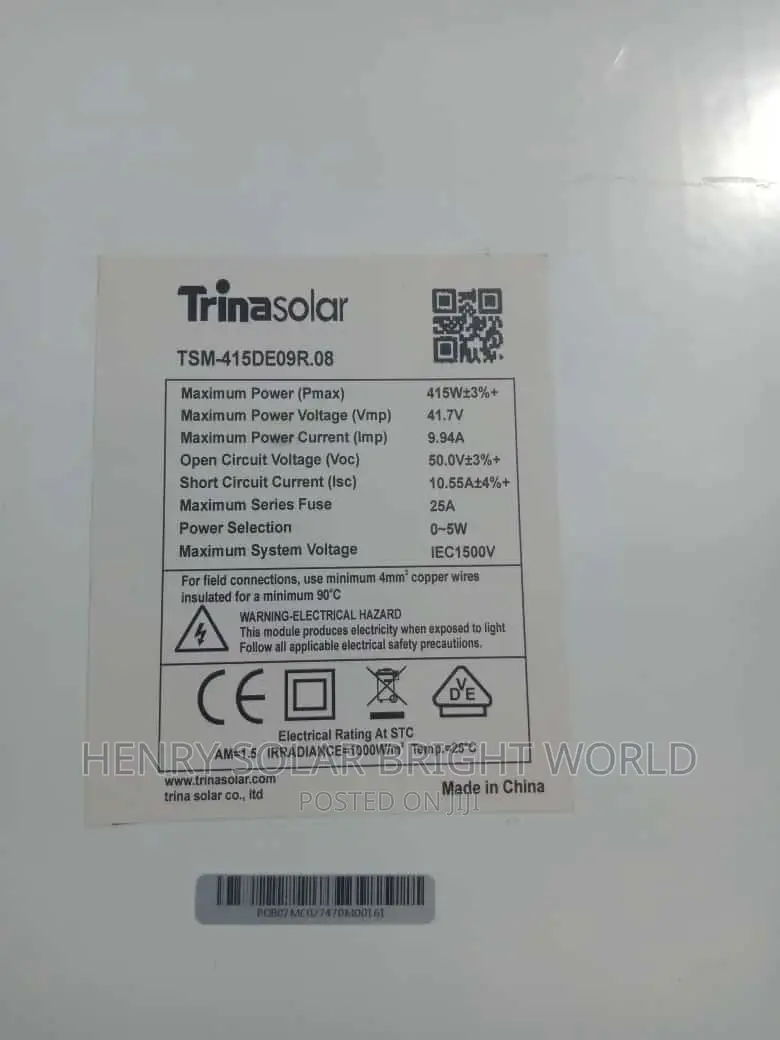 415w Solar Panel Trina Solar