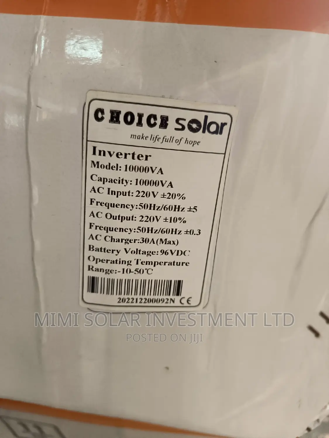 Choice 10kva Strong Inverter