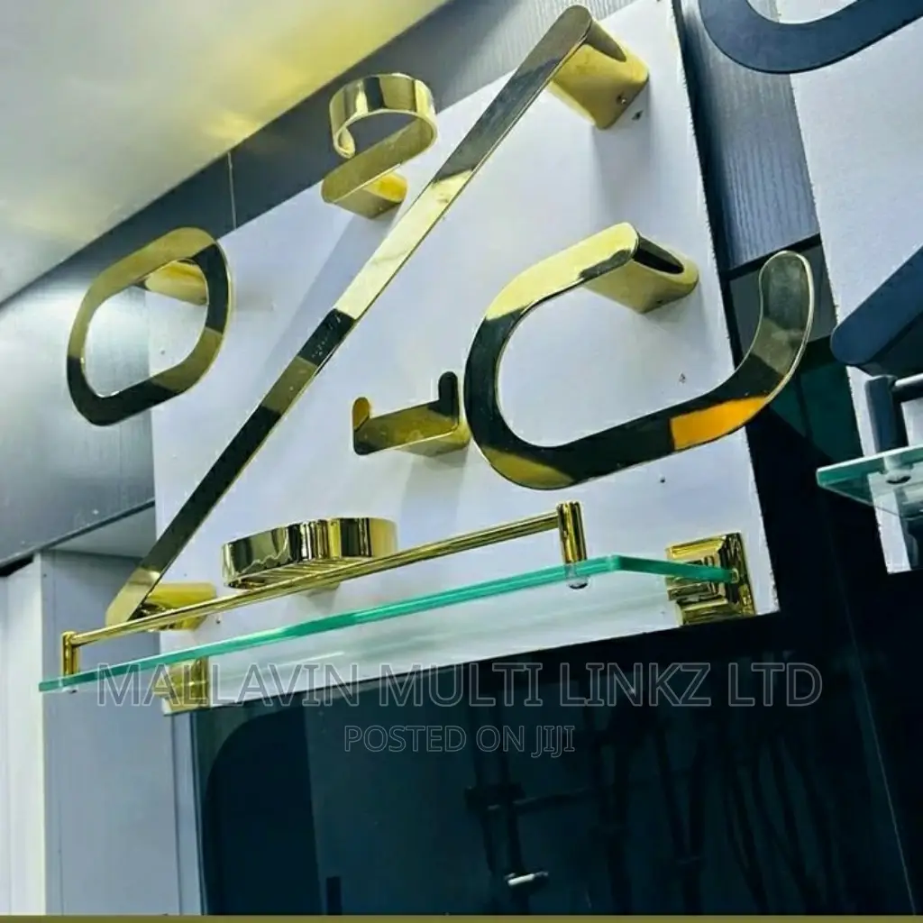 Heavy Guage Bathroom Accessories Set