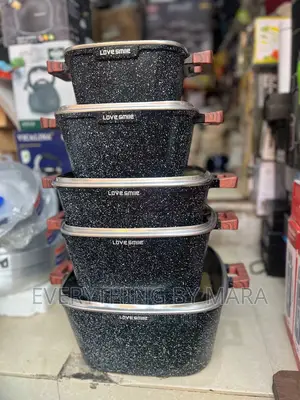 5 Sets Granite Cookware Set